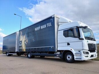 MAN TGL 12.250 Euro 6 D+GTS- Průjezdná souprava 38 Europalet