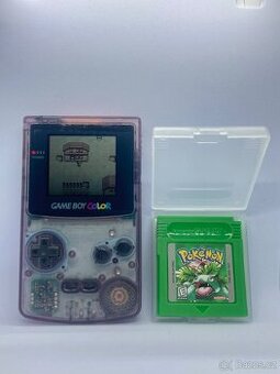 Gameboy Color Transparentní Fialová + hra