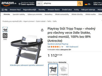 herní stolek pro děti Tripp Trapp - bílý