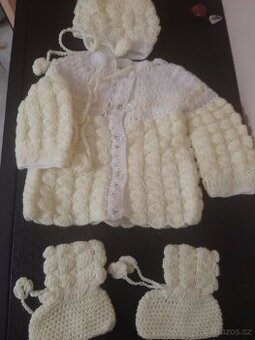 Soupravička pro holku vel. 68 pletená nová