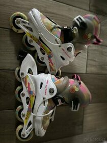 Rostoucí dívčí kolečkové brusle vel. 32 - 35