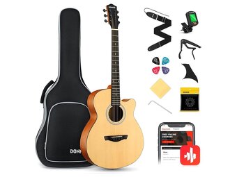Mini Jumbo,akustická kytara DONNER DAJ 110c