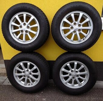 zimní pneu+alu ráfky  originál  mitsubishi J16x6 1/2J
