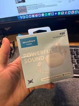 Bezdrátová Bluetooth sluchátka soundcore by Anker P20i