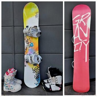 Snowboard GRAVITY, 140 cm + boty GRAVITY
