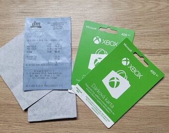 Dárkové karty Xbox