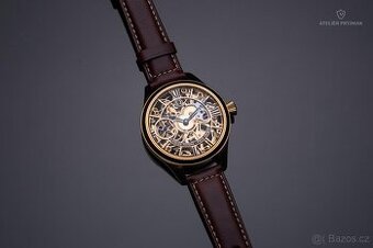 Exkluzivní starožitné skeletové hodinky OMEGA 1927