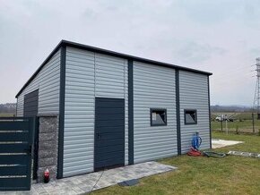 Plechová garáž 7x7 Přístřešek pro auto