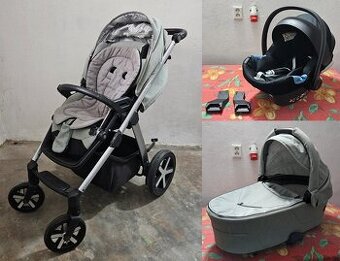 Kočárek 2v1 s autosedačkou (vajíčkem)