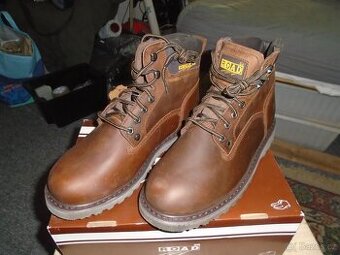 Nová obuv ROAD GRAND kotníková, kožená, hnědá, vel. 43
