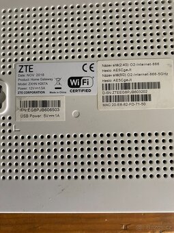 Prodám O2 modem ZTE