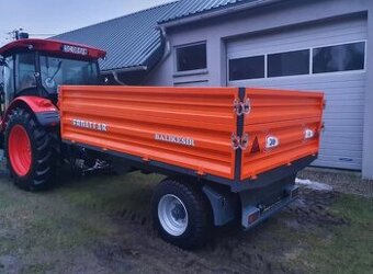 Vlek na traktor 3 stranné sklápění 4,8t