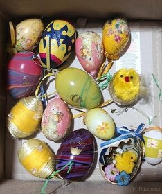 Velikonoční dekorace závěsná vajíčka