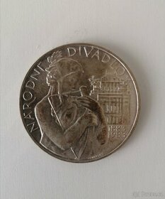 Stříbrná mince Národní divadlo 500 Kčs - 1983