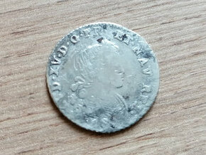 Francie stříbro 1/6 Ecu 1719 král Ludvík XV. stříbrná mince