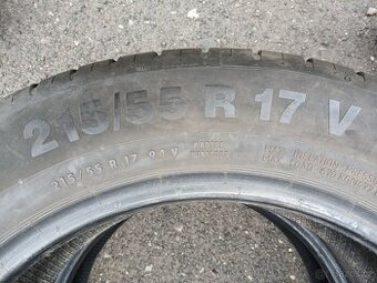 2ks letní pneu 215/55 r17