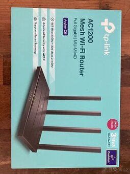 Router TP-Link Archer A6, AC1200 černý