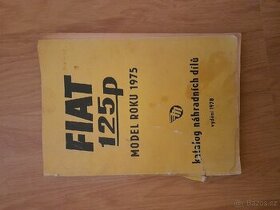 Katalog dílů Fiat 125 p - 1