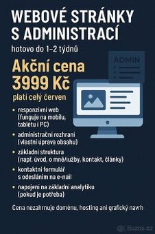 ✅ Webové stránky s administrací