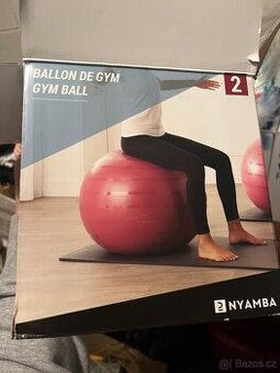 Gymnastický míč (do 90 kg, vínový) - 1