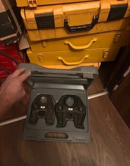 Lisovací čelisti VIEGA vel. 42 a 54 v orig.kufru - 1
