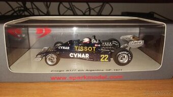 F1 Ensign N177 #22 Clay Regazzoni 1977 Spark S3953 1:43