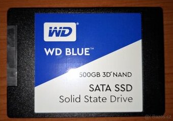 WD blue 500 GB 3D NAND SATA SSD
