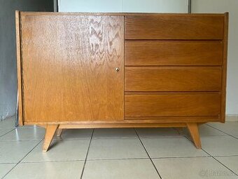 Retro komoda U-458, návrh Jiří Jiroutek/ DUB