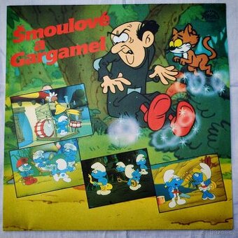 Šmoulové a Gargamel - LP gramofonová deska pro děti