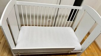 Dětská postel Klups Žirafa Safari bílá 120x60