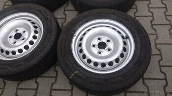 4 zimní pneu 215 65 16 C + disky 5x120 VW T5 T6 - 1