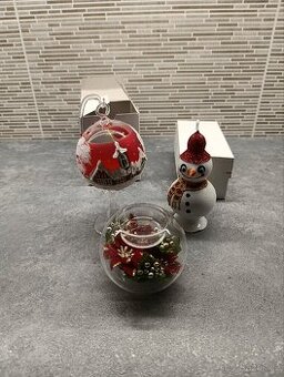 Vánoční dekorace skleněné