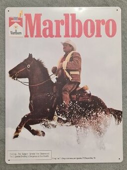 Kovová cedule 40x30 VELKÁ-MARLBORO 3