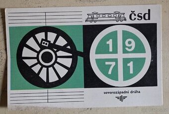 Retro ČSD kalendář