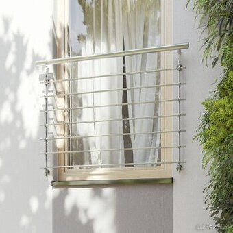 Nové nepoužité nerezové zábradlí na okna - JAP KARINA