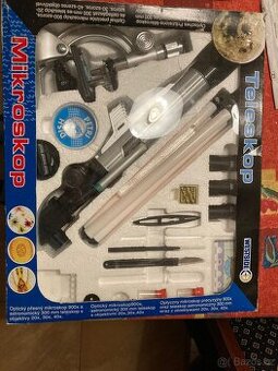 Dětský mikroskop a teleskop v kufříku