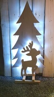 Vánoční dřevěné dekorace