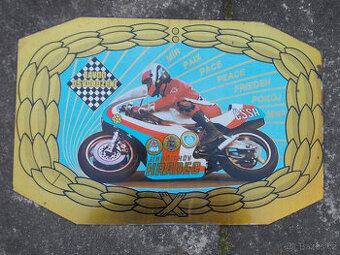 PLECHOVA CEDULE MOTO ZAVODY HRADEC SVAZARM VETERAN