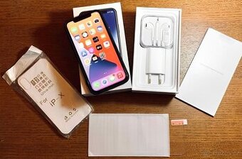 iPhone X Šedá BATERIE 100% TOP