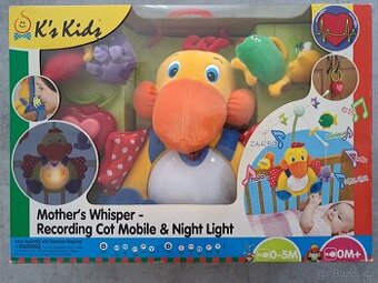 NOVÝ Baby Whisper – noční světlo, nahrávání hlasu