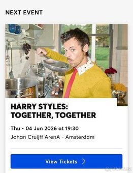 Harry Styles koncert - Amsterdam 4.6.2026