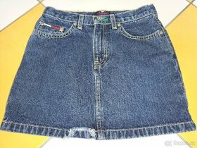 Dívčí džínová sukně Tommy Hilfiger, na 7 let