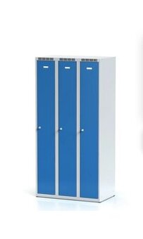 Plechové šatní skrinky