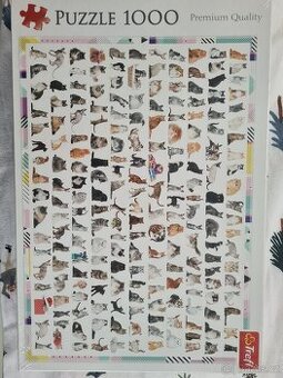 Puzzle Trefl 10498 208 koček, 1000 dílů