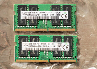SK Hynix 2x32 64GB DDR4 3200Mhz SO-Dimm RAM