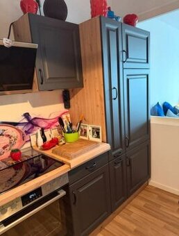 Moderní venkovská šedá linka se spotřebiči,6593