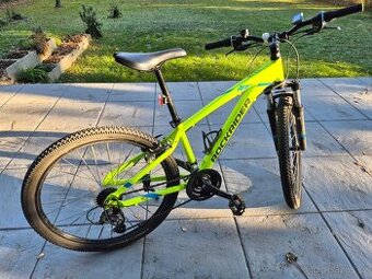juniorské horské kolo RockRider svítivě žluté