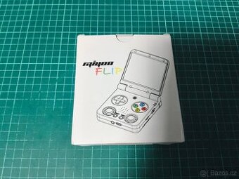 Retro konzole miyoo flip v2 + 128gb karta plná her ( Černá )