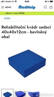 Prodám rehabilitační kvádr.