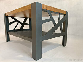 Konferenční stolek v industriálním stylu - 1